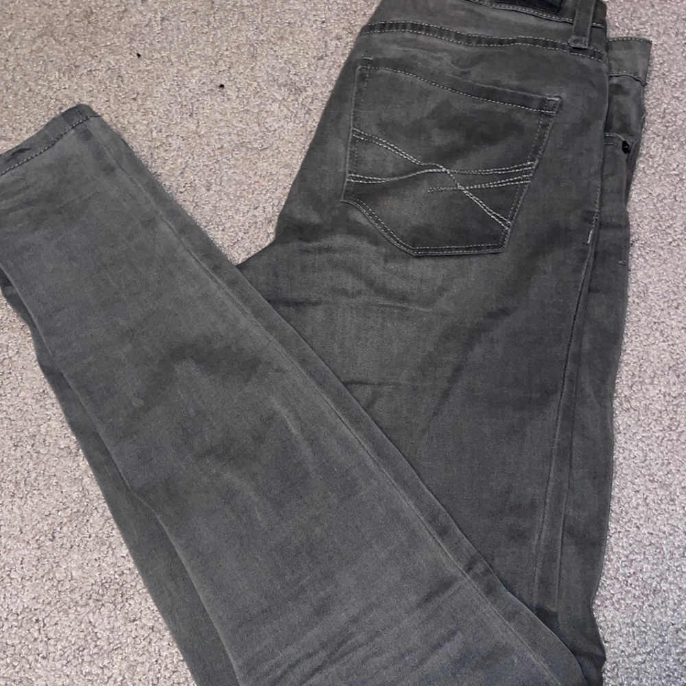 Aeropostale grey skinny jeans